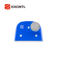 KHONTI Soft Bond Lavina Meuleuse de sol 30 grains Bloc abrasif durable Chaussures de meulage diamantées pour sol en béton époxy