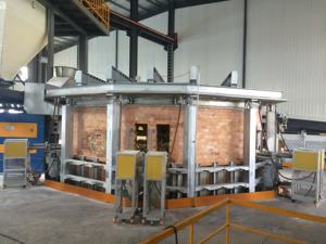 Pressa che forma la bottiglia di vetro opale forno di fusione elettrico forno LED opale vetro vello fiala che forma macchina - Product Image 3