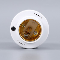 GL-YKDT1 Control Remoto Inalámbrico Inteligente para Portalámparas E27, Temporizador de Inducción, Adaptador Universal de Base de Lámpara de 220V para Dormitorio y Sala de Estar