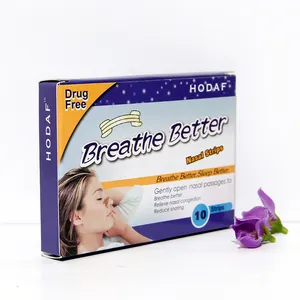 Produits de santé bandes nasales Anti-ronflement, décongélation du nez bandes nasales pour une meilleure respiration, plâtre Nasal pour mieux respirer