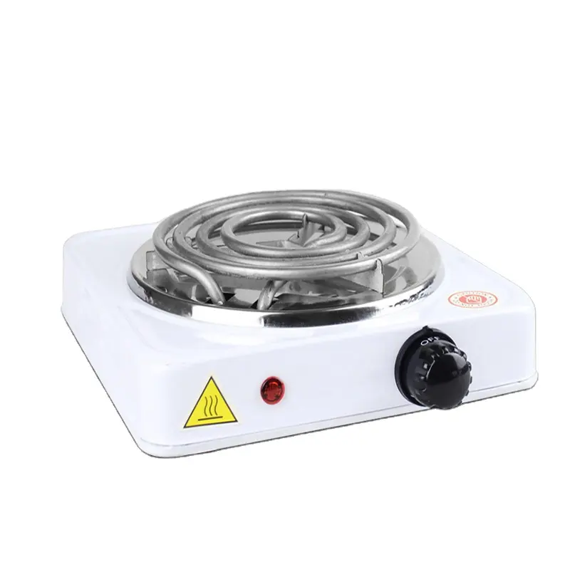 Portable electric non-slip electric stove Single coil cookware 1 burner hot plate stove for cooking 1000 watts