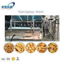 Machine de fabrication de chips de maïs frits (Doritos, Tortilla, Bugles) au prix d'usine Zhuoheng