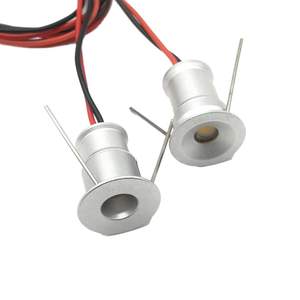 Mini spots <span class=keywords><strong>LED</strong></span> encastrés réglables DC12V 1W, petits éclairages de plafond pour vitrine, armoire, placard, IP65, anti-éblouissement, en aluminium - Product Image 6