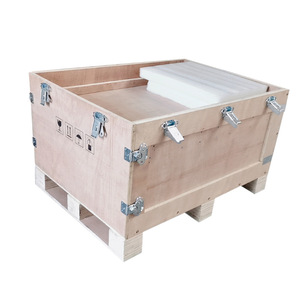 Caisse en bois contreplaqué avec fermoir papillon, sans fumigation, pour exportation, usage général, personnalisable - Product Image 4
