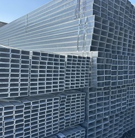 Pipa Kotak Seamless Galvanis S345 S355 SHS 20x20 40x40 80x80 Pipa Persegi Panjang Galvanis Celup Panas