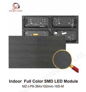 โมดูลจอแสดงผล LED ในร่ม P6 ขนาด 384x192 มม. SMD3528 ความสว่าง 800cd สำหรับป้ายดิจิทัลและการโฆษณา - Product Image 2