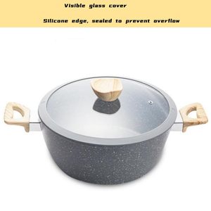 Conjunto Completo de Utensílios de Cozinha Antiaderentes em Alumínio Lovfe 10 Peças Atacado Design Clássico Panelas para Cozinhar Material Metálico - Product Image 6