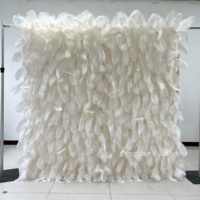 Prix de gros usine Mur de fleurs artificielles en soie de haute qualité, support de 8 pieds, taille personnalisable, pour décoration de toile de fond de mariage