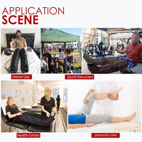 Appareil de compression séquentielle médical CE MDR, compression d'air, massage des bras, de la taille et des jambes, pompe de compression pour lymphœdème hospitalier