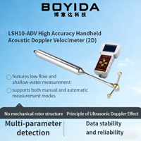 Doppler acoustique portatif haute précision LSH10-ADV (2D) pour instruments météorologiques et hydrologiques (stockage automatique)