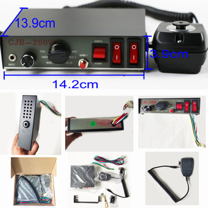 Haut-Parleur de Sirène Amplificateur Klaxon de Voiture 12V/24V Haute Performance pour Ambulance Camion de Pompiers Barre Lumineuse d'Avertissement à LED Clignotante d'Urgence - Product Image 6