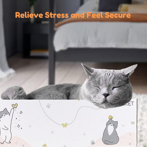 Lot de 4 griffoirs pour chat avec boîte, griffoir en carton pour chats d'intérieur, griffoir réversible avec boîte à herbes aromatiques pour chat, lit personnalisé - Product Image 3