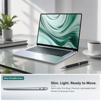 Ultraslanke 16 inch budget laptop, 8GB DDR3 geheugen, 512GB SSD, FHD IPS scherm, Windows 11 Education, zakelijke computer