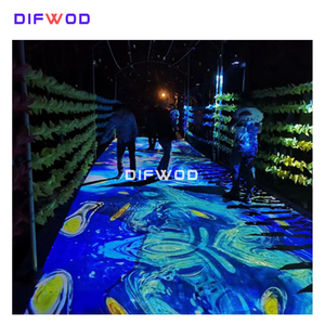 Độ sáng cao 5000 Lumen tương tác tầng hệ thống chiếu mặt đất trò chơi tương tác cho trẻ em sân chơi - Product Image 1