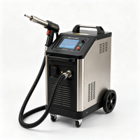 Machine de sablage à glace sèche industrielle à grand débit pour le nettoyage des pièces internes automobiles
