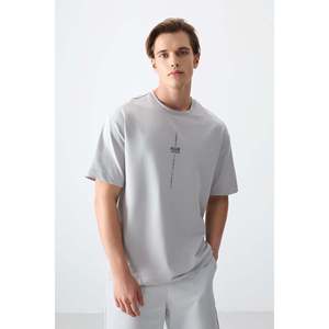 Camiseta Oversize Tommylife para Hombre, 100% Algodón, Manga Corta, Estampada, Talla Grande - Product Image 6