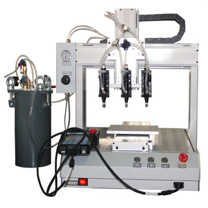 Trạm kép hoàn toàn tự động máy pha chế bảng mạch thiết bị đầu cuố<span class=keywords><strong>i</strong></span> dây Silicone máy pha chế - Product Image 2