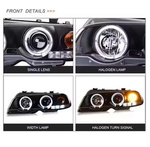 SJC para <span class=keywords><strong>BMW</strong></span> Serie 3 <span class=keywords><strong>E46</strong></span> Conjunto <span class=keywords><strong>de</strong></span> <span class=keywords><strong>Faros</strong></span> Delanteros 1998-2006 Lámpara Modificada Ojo <span class=keywords><strong>de</strong></span> Ángel Luz Frontal LED Accesorios para Coche - Product Image 6