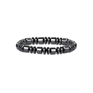 Braccialetto di ematite nera a magneti elastici energetici <span class=keywords><strong>bracciale</strong></span> con perline in pietra di cristallo naturale gemma di ematite magnete elasticizzato <span class=keywords><strong>bracciale</strong></span> - Product Image 5