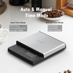 Balance à café miniature 3000g 0.1g, balance personnelle de poche avec minuterie, affichage LED, balance numérique électronique pour expresso - Product Image 4