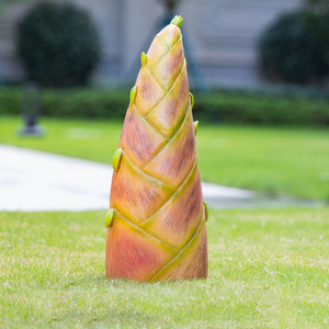 Sculpture d'art alimentaire en résine pour extérieur, modèle de panier de fruits et légumes personnalisé, réalisme artistique, couleur personnalisée, cadeau d'entreprise - Product Image 1