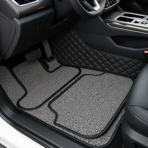 Tapis de sol arrière de voiture en 2 parties, sur mesure, rectangulaires, adaptés aux véhicules avec design personnalisé - Product Image 2