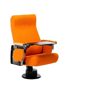 Poetry Far Auditorium <b>Chair</b> HC-P545 Orange With Armrests For School And Cinema Use - Product Image 1