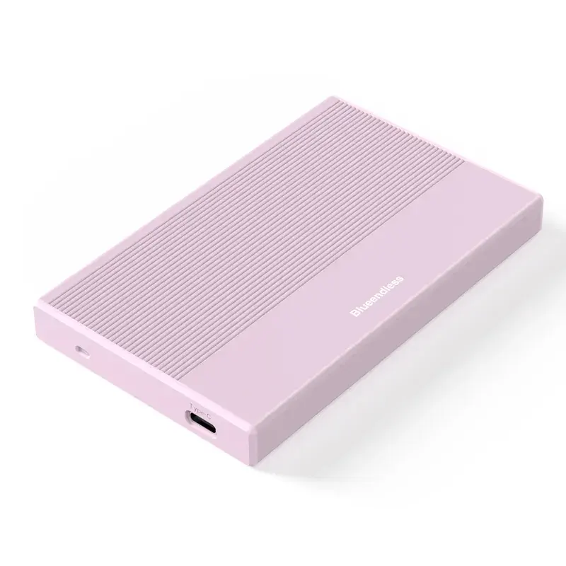 Blueendless Screwless USB3.0 Aluminum SATA 2.5 Inch HDD Case For 1TB 2TB External HDD Enclosure