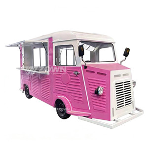 Camión de comida móvil eléctrico, totalmente equipado, con diseño impermeable, ideal para venta ambulante en exteriores y proyectos de catering temporales. - Product Image 2