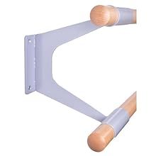 Wellshow Sport Montado en la pared Tradicional de madera maciza Ballet Barre Dance Bar Ballet Barrel Studio Set 2 Barras de madera - Product Image 5