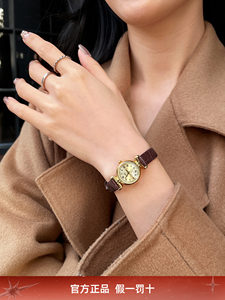 Reloj de Cuarzo de Lujo para <span class=keywords><strong>Mujer</strong></span> 2026, Esfera Redonda de 23 mm, Correa de Cuero Genuino, Resistente al Agua 3ATM, Reloj de Pulsera Moderno para Dama - Product Image 4