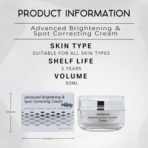 Crema Facial Blanqueadora MABLY, Reduce la Pigmentación, Hidrata Sin Sensación Grasa, Crema Aclarante y Anti-Manchas Premium - Product Image 6