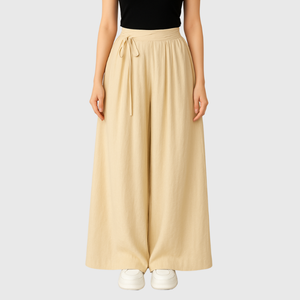 Pantalones informales de mujer Moq bajo Ropa informal de Estilo Vintage Cómoda Muestra gratis Fábrica de proveedores vietnamitas - Product Image 2