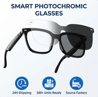 Gafas inteligentes impermeables con cámara integrada, captura de fotos y videos, control por voz, chat multilingüe, gafas inalámbricas Meta.