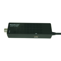 Décodeur TNT Full HD DVB-T2 avec décodage H.265, port USB, récepteur terrestre, configuration standard officielle, prêt à être expédié