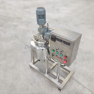 Mezclador Industrial BLS de 20L para Cosméticos, Crema, Líquido, Tanque Mezclador con Calentamiento Eléctrico, Raspador, Máquina Emulsionadora, Homogeneizador - Product Image 1