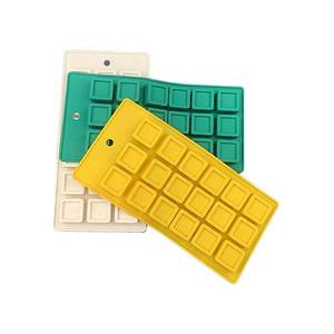 18-Cavity <b>Silicone</b> Molds for <b>Baking</b> Pudding DIY Candy Jelly Chocolate Easy Use Clean - Product Image 2