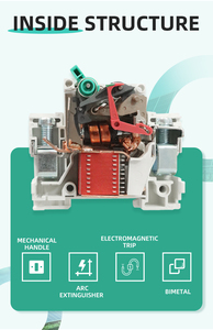Usfull Hướng dẫn sử dụng thiết lập lại DC MCB 80A 100A 125A năng lượng mặt trời PV Mini ngắt mạch 1P 2P 3P 4P 250V 300V 500V 550V 800V 1000V chuyển đổi chính - Product Image 4