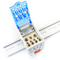 Caja de Distribución de Energía Unipolar UKK 500A 690V, 1 Entrada, 11 Salidas, Barra Colectora de Montaje con Tornillos, Bloque de Terminales Eléctricos