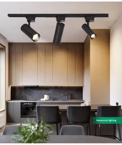 Chất lượng cao thương mại dẫn theo dõi ánh sáng lịch thi đấu cao lumen Ra80 COB ánh sáng tại chỗ 20W nhôm theo dõi ánh sáng - Product Image 6