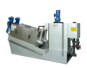 Sludge Separation Machine Screw Press Sludge Dewatering Machine Volute Press Sludge Dryer Water Treatment