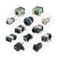 Wintai-Tech 2,1 MM X 5,5 MM Conector de CC para montaje de fuente de alimentación Hembra DC Power Jack Socket con Cable DC Power Port Jack