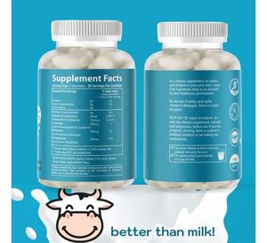 מותאם אישית תווית דשא-fed קולוסטרום חלב Gummies לילדים נשים גברים קשישים עם קולוסטרום & B-מורכב 5g חלב חלבון - Product Image 2