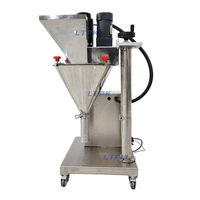 Machine de remplissage semi-automatique à vis pour bouteilles, haute précision, pour pots et canettes en plastique, machine de remplissage et d'emballage de poudre à vis sans fin