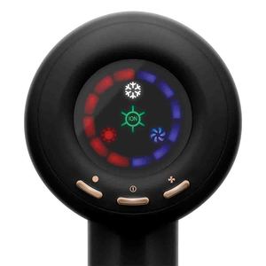 Asciugacapelli ionico professionale Gki 1600W nero con 3 impostazioni di velocità per un'asciugatura rapida - Product Image 4