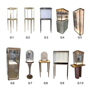 Espositore per <span class=keywords><strong>Gioielli</strong></span> <span class=keywords><strong>di</strong></span> Lusso Prodotto in Fabbrica, Set <span class=keywords><strong>di</strong></span> Espositori da Tavolo in Vetro per <span class=keywords><strong>Gioielli</strong></span> - Product Image 6