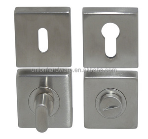 Commercio all'ingrosso nero opaco in acciaio inox maniglia della porta interna con lo stemma <span class=keywords><strong>PZ</strong></span> piastra del foro per l'ingresso bagno esterno uso dell'hotel - Product Image 2