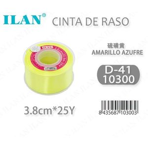 Cinta de Raso Il Satin de 3.8cm x 25Y, Color Amarillo Azufre D-41 10300 - Product Image 1