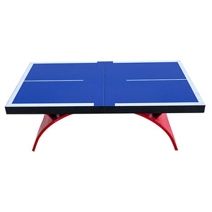 <span class=keywords><strong>Table</strong></span> de tennis de <span class=keywords><strong>table</strong></span> pliable en MDF de marque C-TOP, mini, bleue/couleur personnalisée, <span class=keywords><strong>hauteur</strong></span> de 190 mm, 15 kg, pour usage domestique - Product Image 1