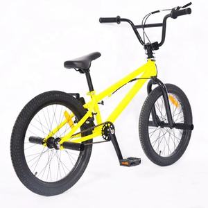 <span class=keywords><strong>Bicicleta</strong></span> de calle <span class=keywords><strong>BMX</strong></span> con acabado cromado y dorado <span class=keywords><strong>Bicicleta</strong></span> de estilo libre de 20 pulgadas más barata Pedal ordinario de horquilla de acero de una sola velocidad - Product Image 5
